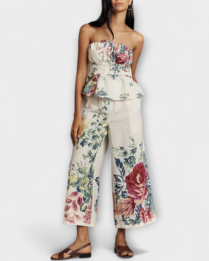 Loyce – Zweiteiliges Set mit Blumenmuster für den Sommer