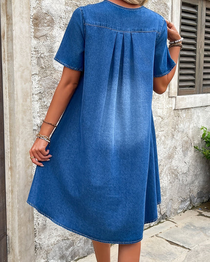 Elswyth - Zeitloses Jeans Sommerkleid