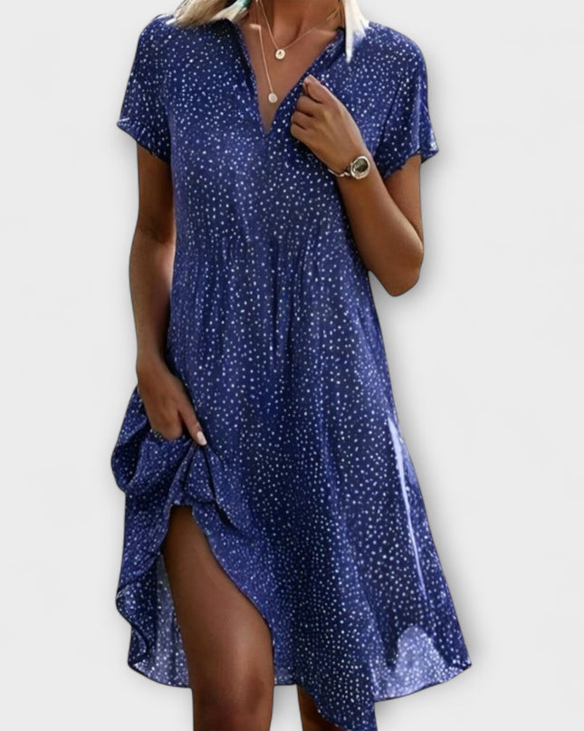 Ortrud - Fließendes Sommerkleid mit zeitlosem Look