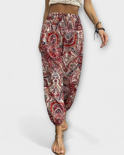 Scarlett - Hose mit ethnischer Grafik