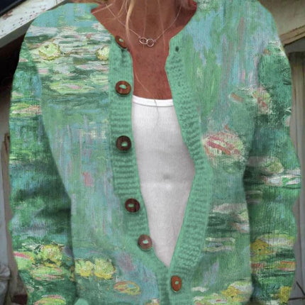 Florentine - Grüne Strickjacke