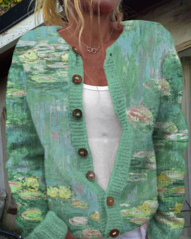 Florentine - Grüne Strickjacke