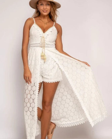 Margrit - Schickes weißes Ibiza-Kleid