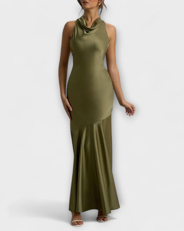 Therese - Elegantes Maxikleid aus Satin