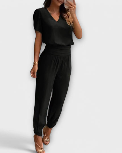 Leonie – Elegantes Set Mit Oberteil Und Hose
