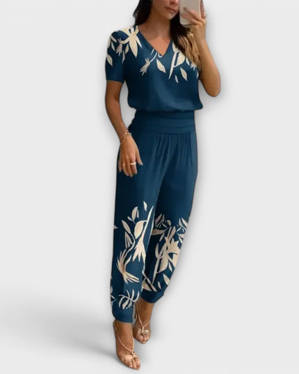 Leonie – Elegantes Set Mit Oberteil Und Hose