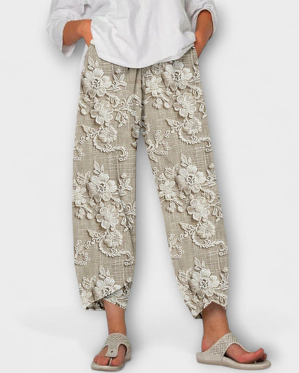 Leona – Bequeme Hose Mit Modernem Print