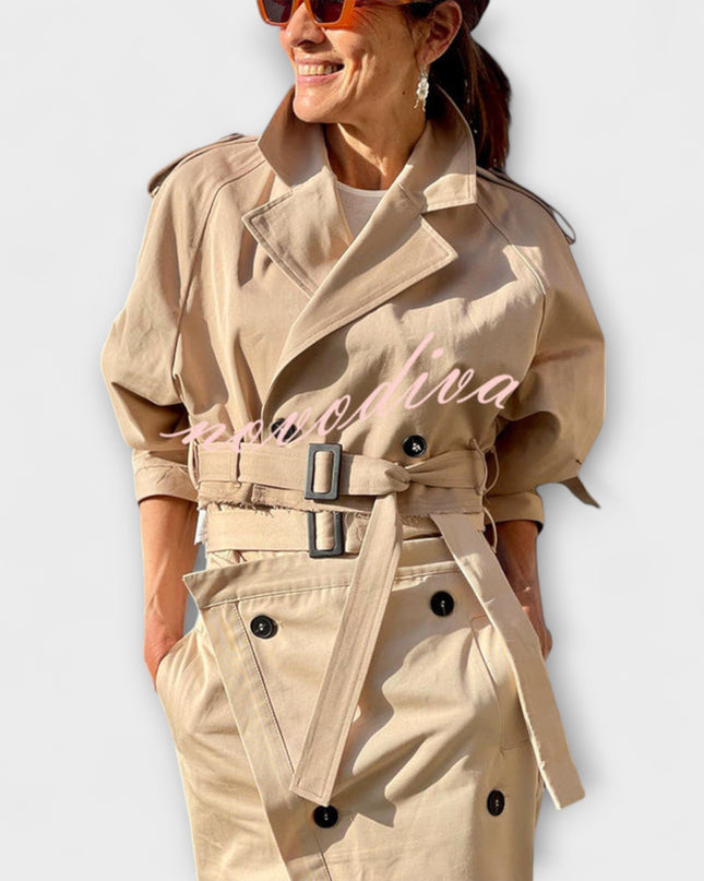 Tilde – Elegantes Set aus Jacke und Midi-Rock mit Taschen