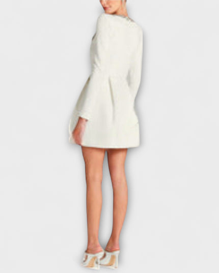Lena - Samt-Mini-Kleid mit Juwelenverzierung