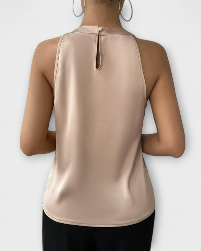 Skye - Schicke Satinbluse mit Off-Shoulder-Design
