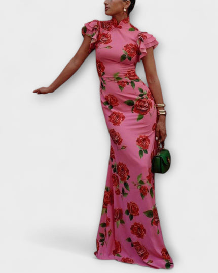 Alina - Maxikleid mit floralem Druck