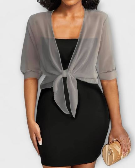 Olivia - Bluse mit offener Vorderseite