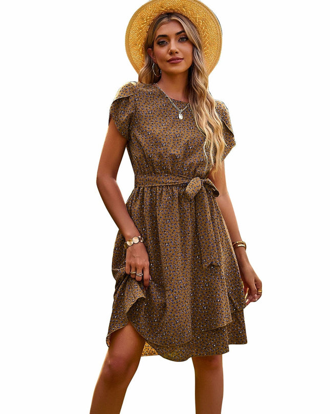 Irmtrud - Ibiza Kleid mit Print