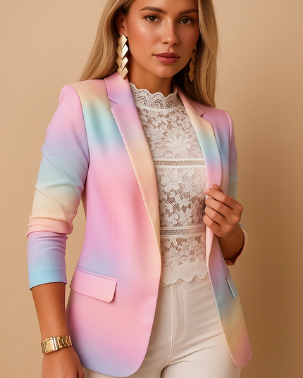 Calla - Eleganter Damenblazer mit Print