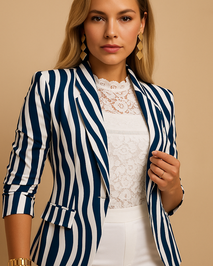 Calla - Eleganter Damenblazer mit Print