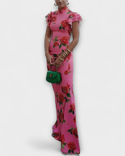 Alina - Maxikleid mit floralem Druck