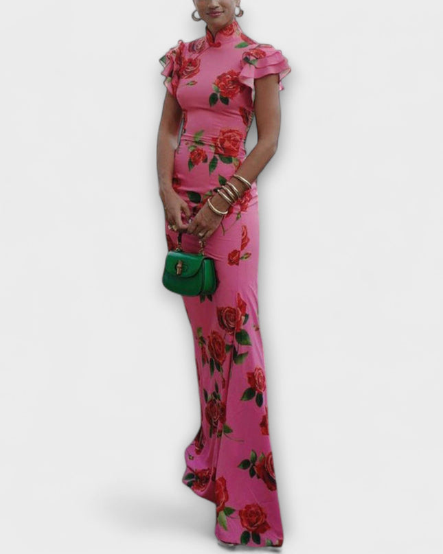 Alina - Maxikleid mit floralem Druck