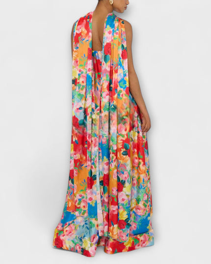 Selma - Off-Shoulder Floral Maxi-Kleid