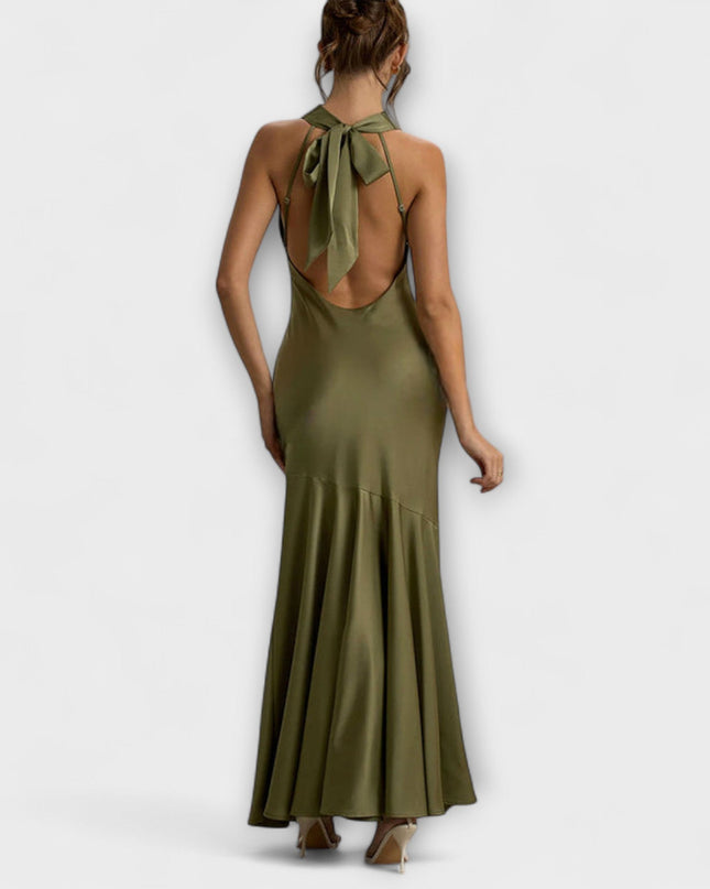 Therese - Elegantes Maxikleid aus Satin