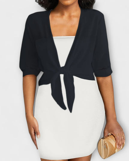 Olivia - Bluse mit offener Vorderseite