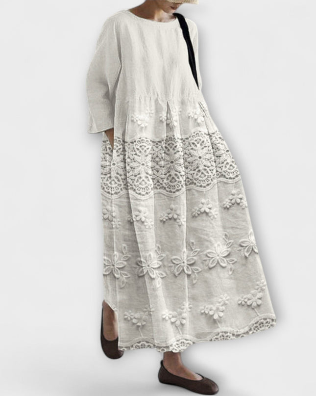 Clarissa - Spitzenmuster Kleid