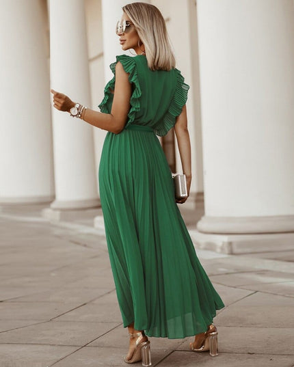 Trada - Kleid mit V-Ausschnitt