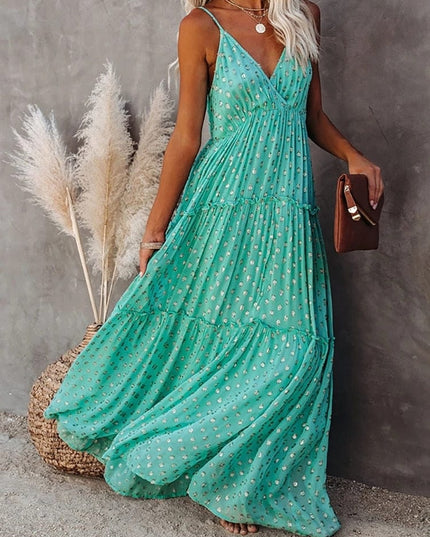 Hanna - Maxikleid mit V-Ausschnitt