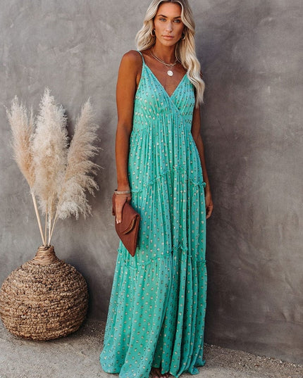 Hanna - Maxikleid mit V-Ausschnitt