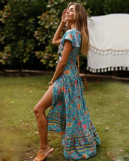 Philo - Maxikleid mit hohem Schlitz