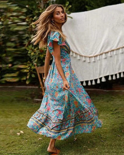 Philo - Maxikleid mit hohem Schlitz