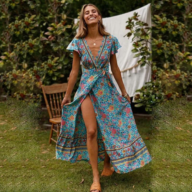 Philo - Maxikleid mit hohem Schlitz