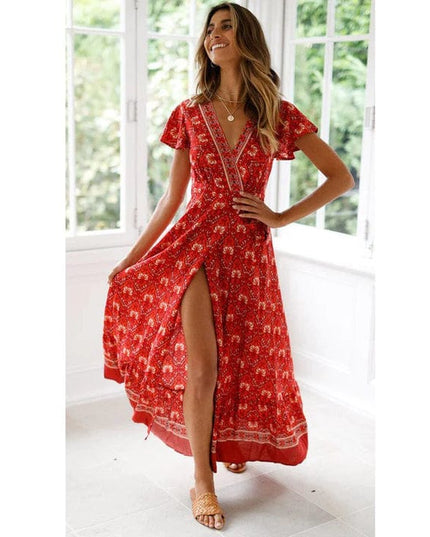 Walpurgis - Ibiza Kleid mit Schlitz