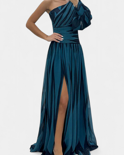 Norah – Gestreiftes Maxikleid