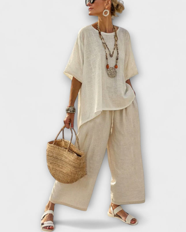 Finja - 2-Teiliges Oversize-Set mit weiter Hose