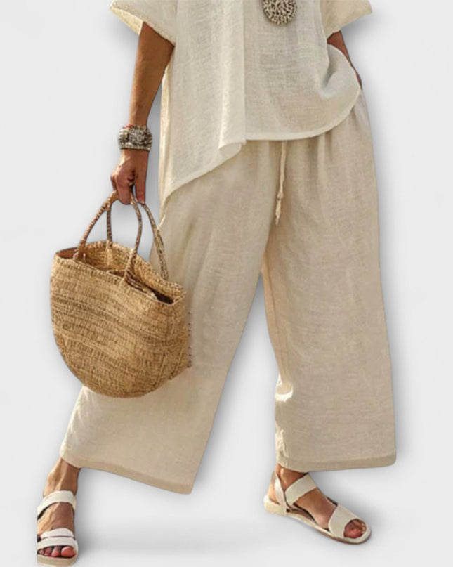 Finja - 2-Teiliges Oversize-Set mit weiter Hose