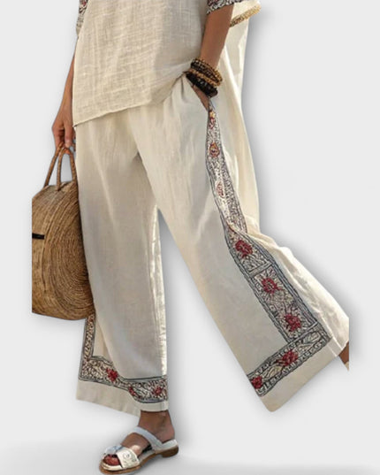 Novalie - 2-Teiliges Ethno Sommer Set