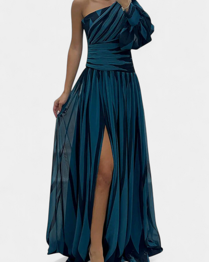 Norah – Gestreiftes Maxikleid