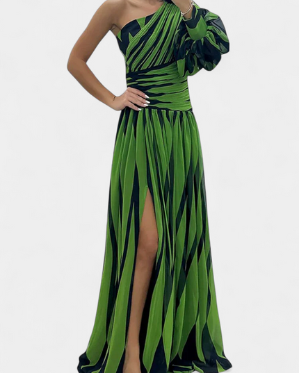 Norah – Gestreiftes Maxikleid