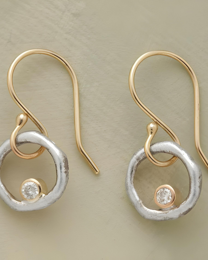 Ilse  - Luxuriöse Vintage-Ohrringe in Gold
