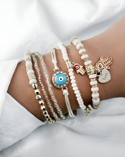 Ilse  - Elegantes Hasma-Armband-Set