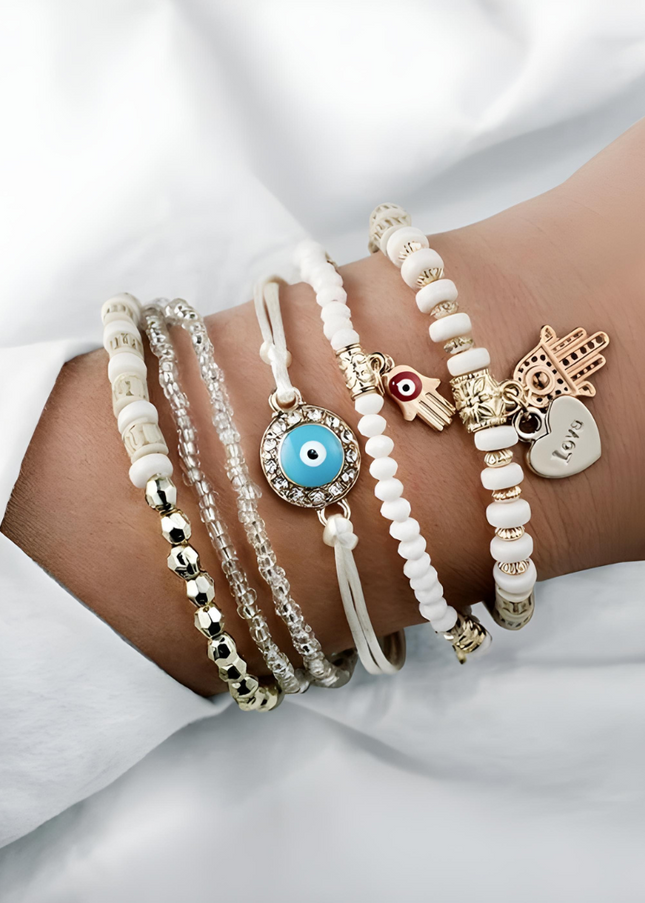 Ilse  - Elegantes Hasma-Armband-Set