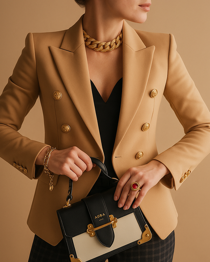 Maren - Eleganter langer Damenblazer