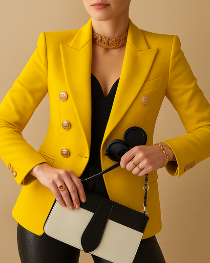 Maren - Eleganter langer Damenblazer