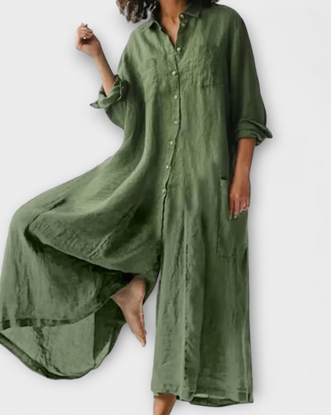 Theodora - Bequemer, lockerer Jumpsuit