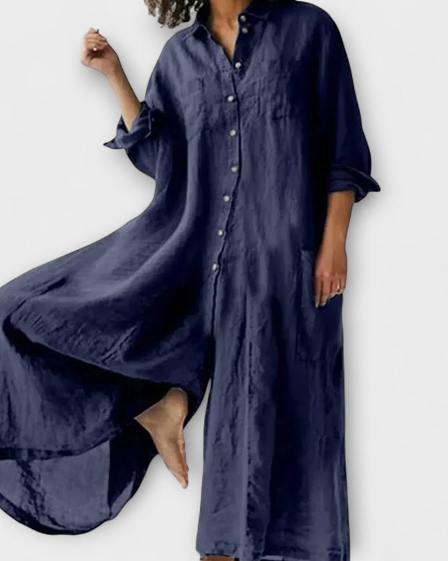 Theodora - Bequemer, lockerer Jumpsuit