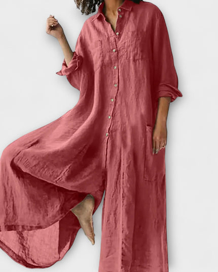 Theodora - Bequemer, lockerer Jumpsuit