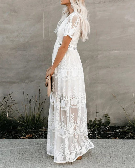 Adelinde - Ibiza Maxikleid aus Spitze