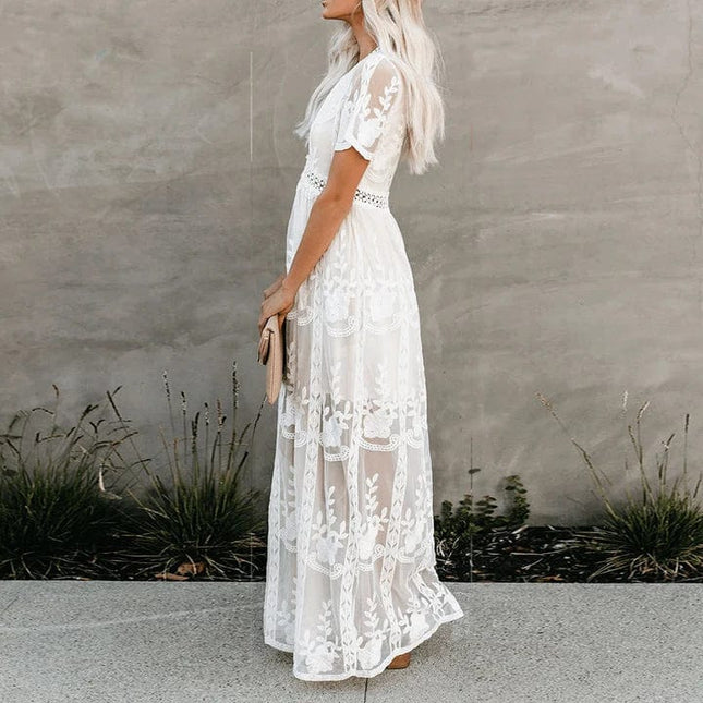 Adelinde - Ibiza Maxikleid aus Spitze