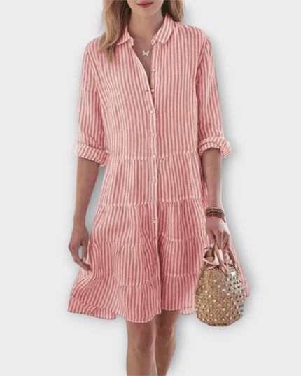 Anneliese - Luftiges Gestreiftes Kleid