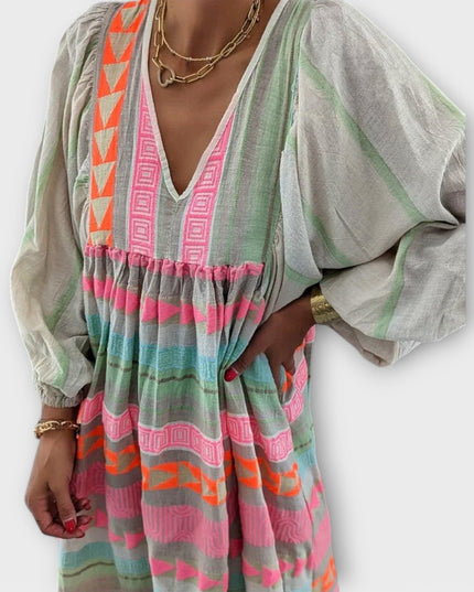 Benedikta - Vibrant Lose Kleid
